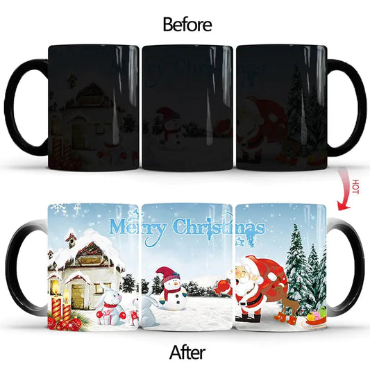 Mug Magique de Noël – Motif Festif Révélé à la Chaleur