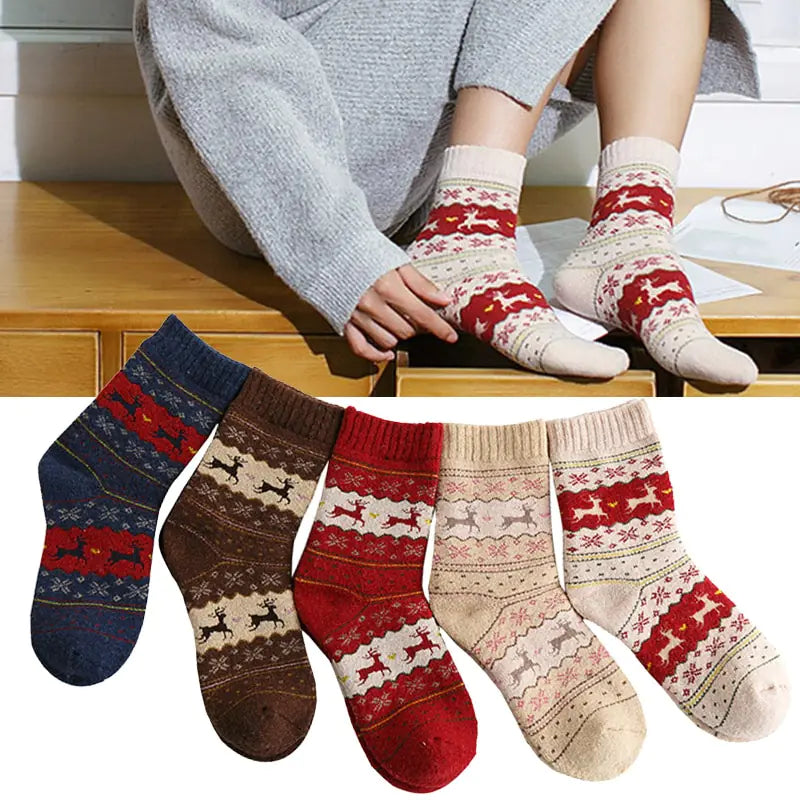 Chaussettes d’Hiver Ultra Douces – Spécial Noël