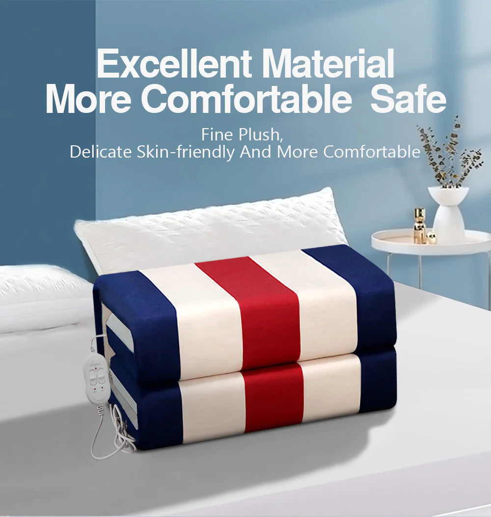 Plaid Chauffant Électrique 230V – Douceur & Chaleur Instantanée